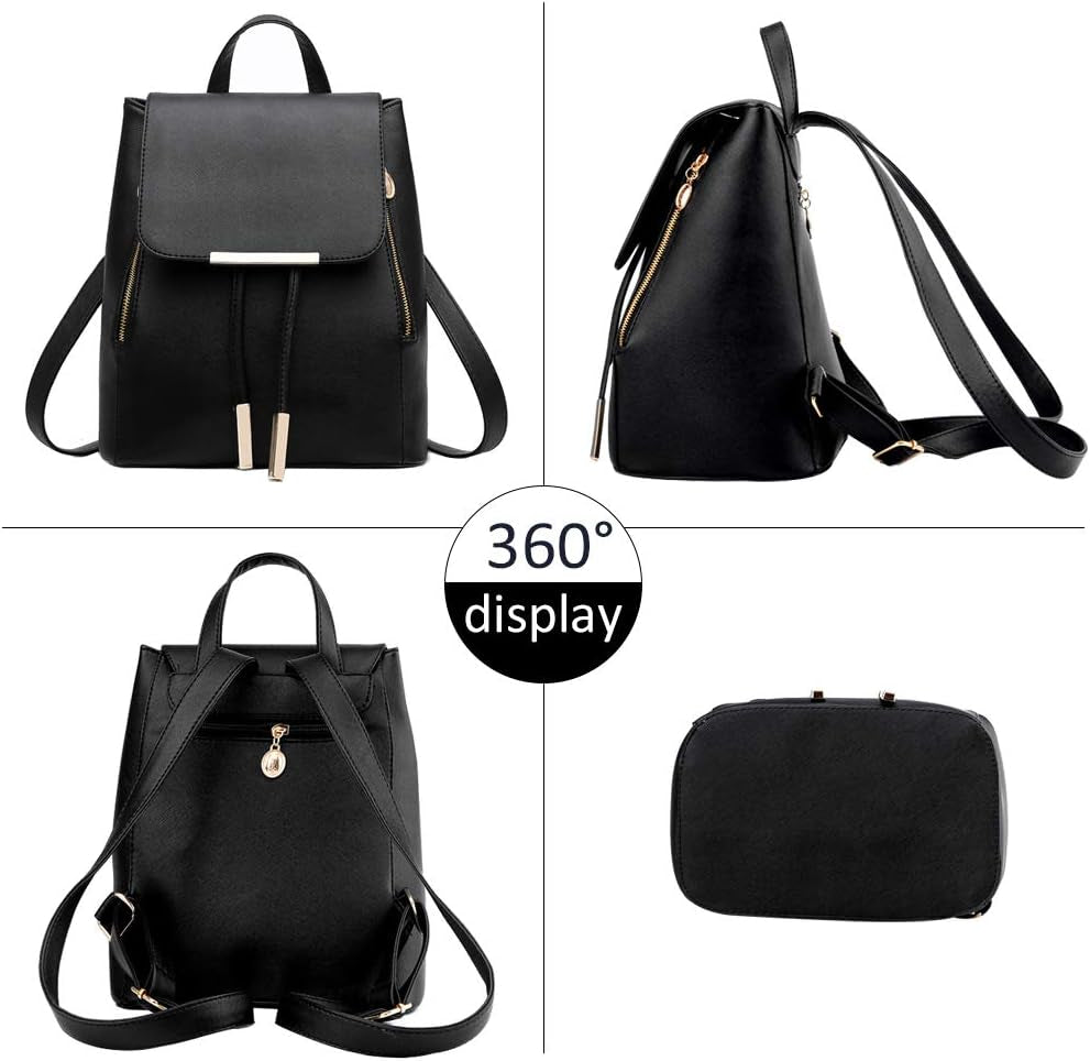 Womens Fashion Travel Backpack Mini Purses Bag Cute Rucksack Multipurpose Shoulder Bag